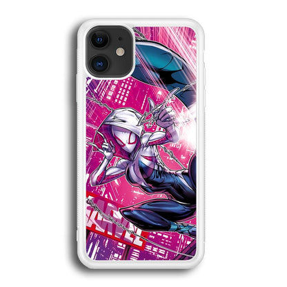 Spider Gwen Air Karate iPhone 12 Case-Oxvistore