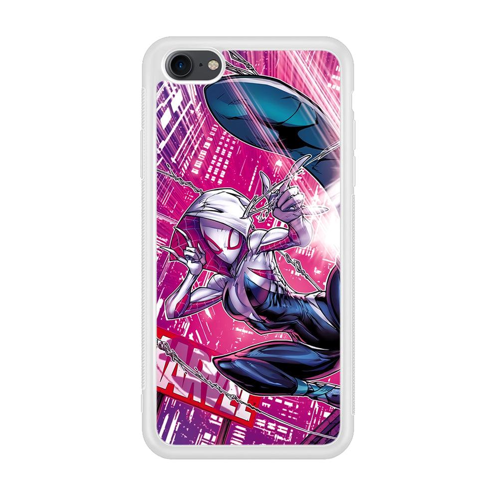 Spider Gwen Air Karate iPhone 8 Case-Oxvistore