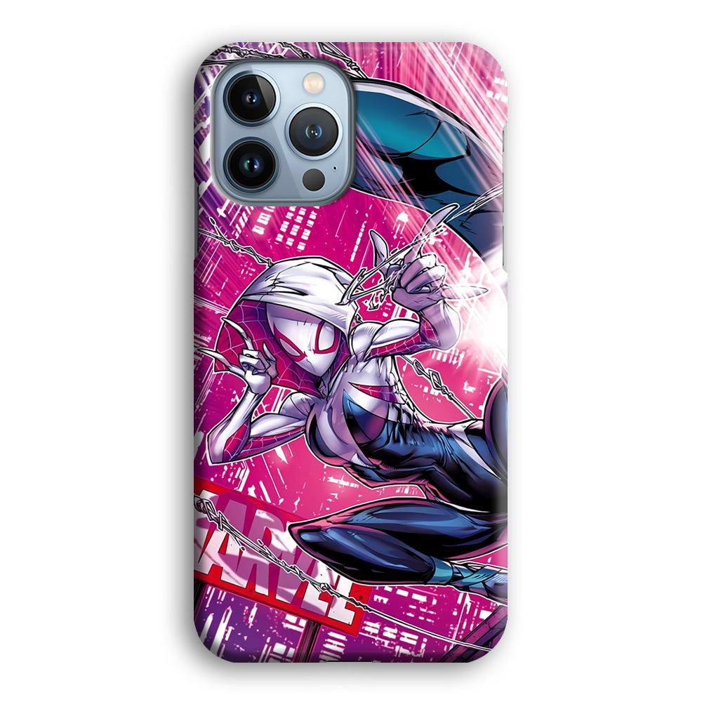 Spider Gwen Air Karate iPhone 15 Pro Max Case-Oxvistore