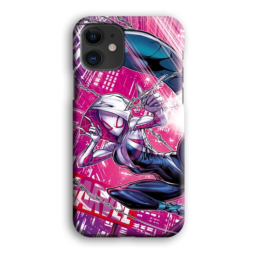 Spider Gwen Air Karate iPhone 12 Case-Oxvistore