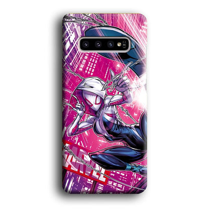 Spider Gwen Air Karate Samsung Galaxy S10 Plus Case-Oxvistore