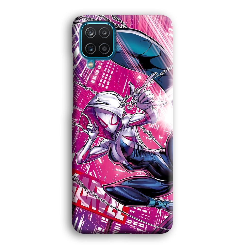 Spider Gwen Air Karate Samsung Galaxy A12 Case-Oxvistore