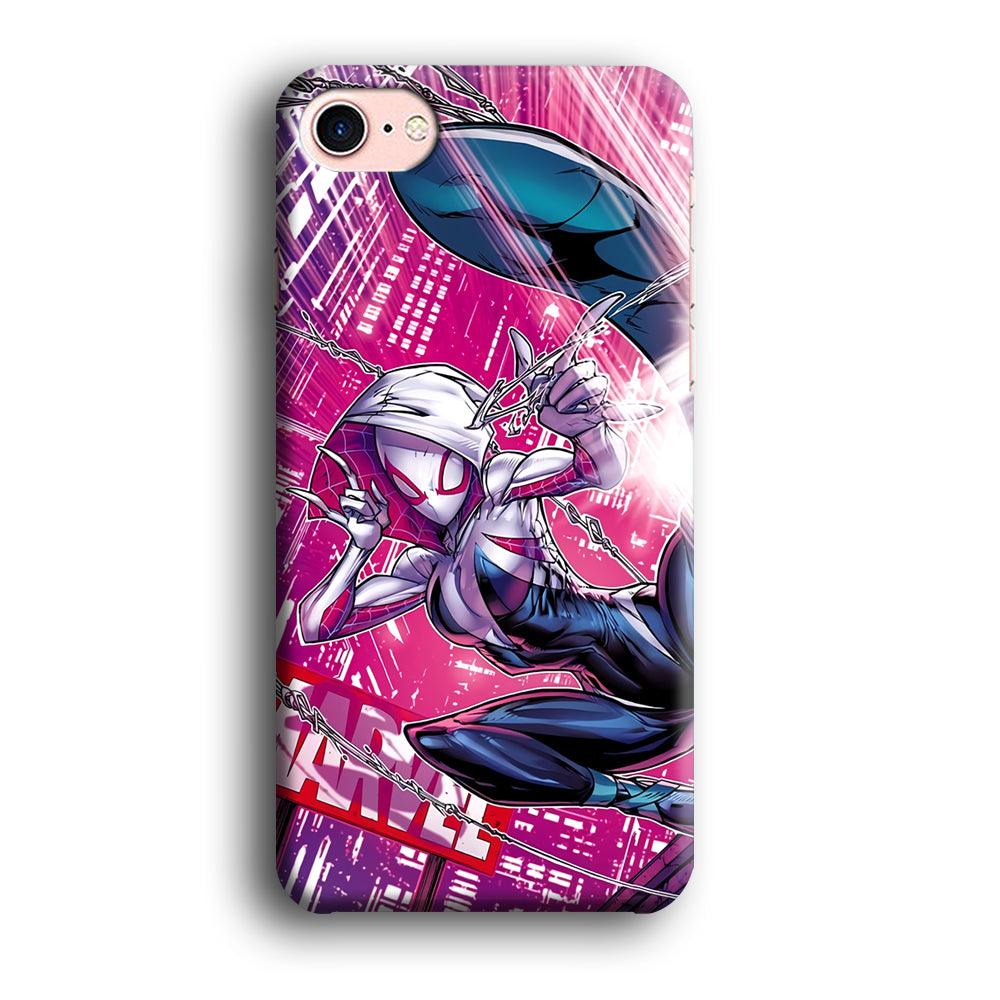 Spider Gwen Air Karate iPhone 8 Case-Oxvistore