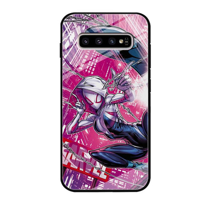 Spider Gwen Air Karate Samsung Galaxy S10 Case-Oxvistore