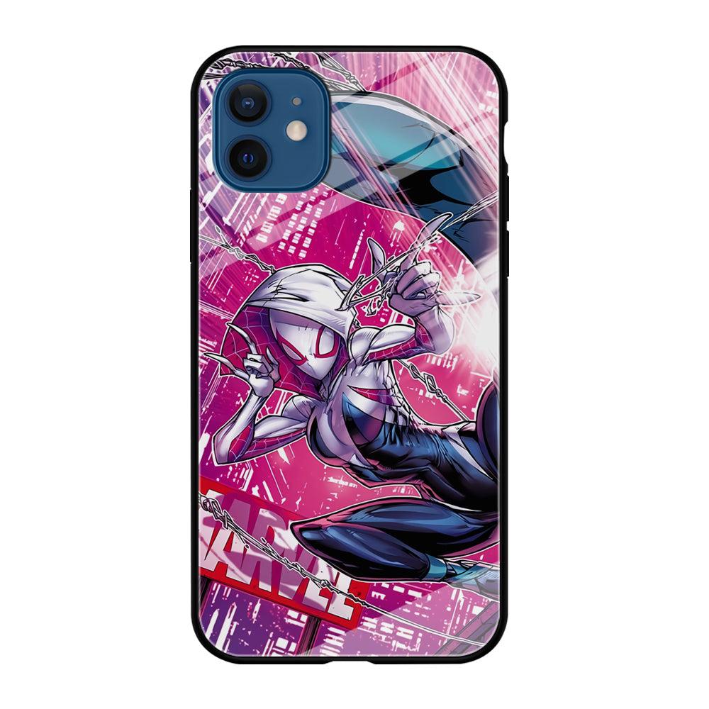 Spider Gwen Air Karate iPhone 12 Case-Oxvistore