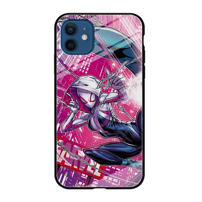 Spider Gwen Air Karate iPhone 12 Case-Oxvistore