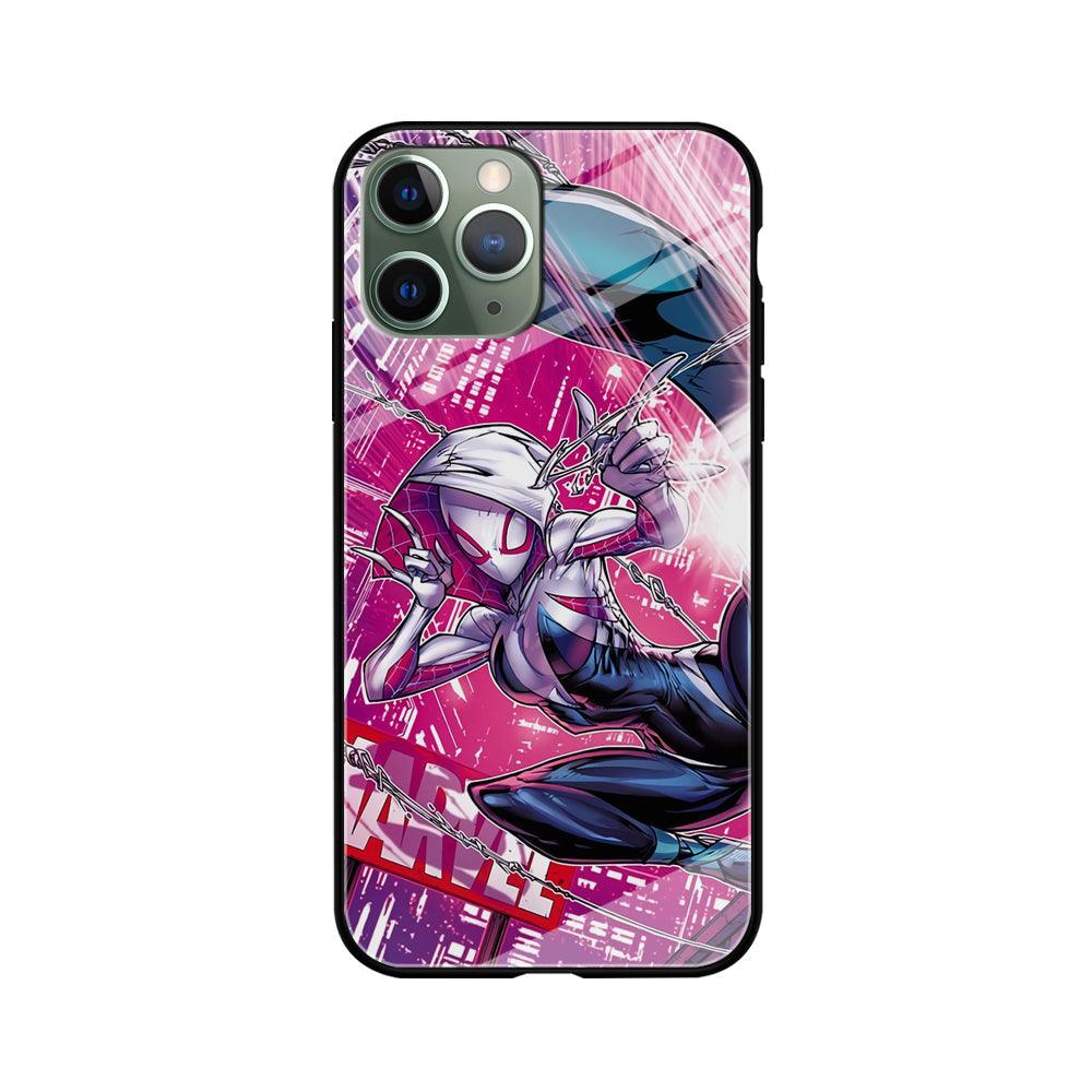 Spider Gwen Air Karate iPhone 11 Pro Case-Oxvistore