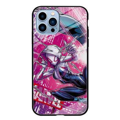 Spider Gwen Air Karate iPhone 15 Pro Case-Oxvistore