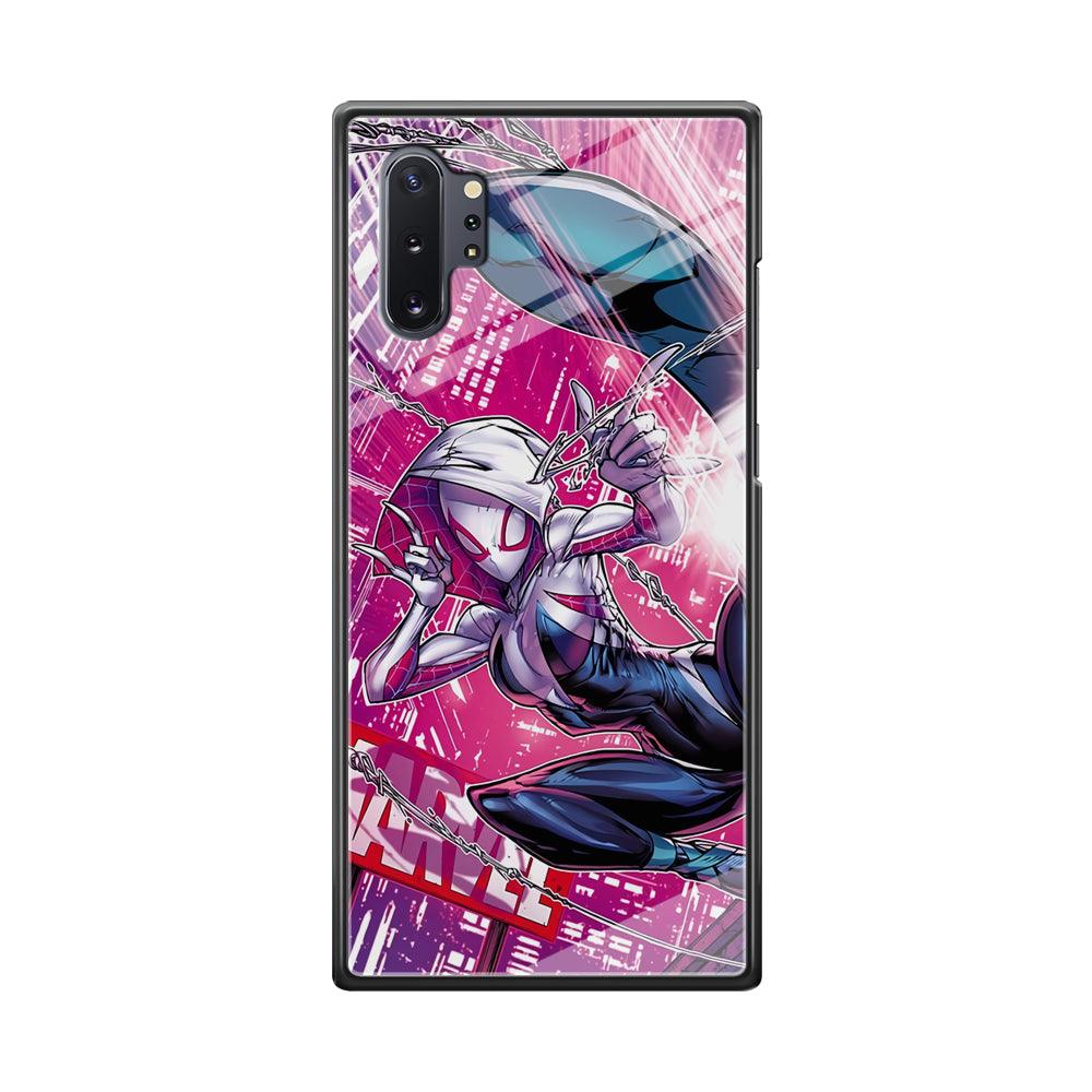 Spider Gwen Air Karate Samsung Galaxy Note 10 Plus Case-Oxvistore