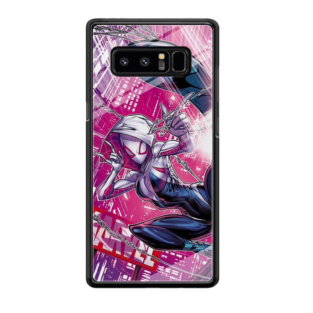 Spider Gwen Air Karate Samsung Galaxy Note 8 Case-Oxvistore