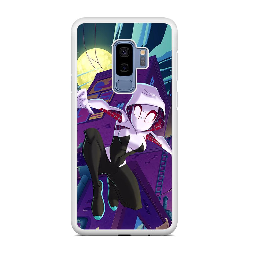 Spider Gwen Full Moon Mission Samsung Galaxy S9 Plus Case-Oxvistore