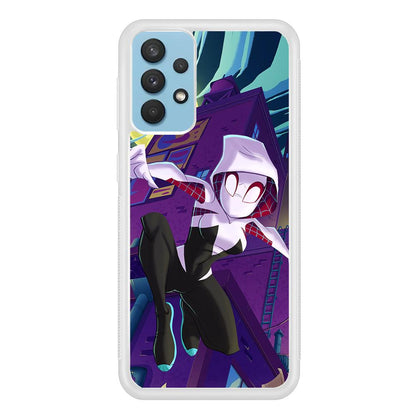 Spider Gwen Full Moon Mission Samsung Galaxy A32 Case-Oxvistore