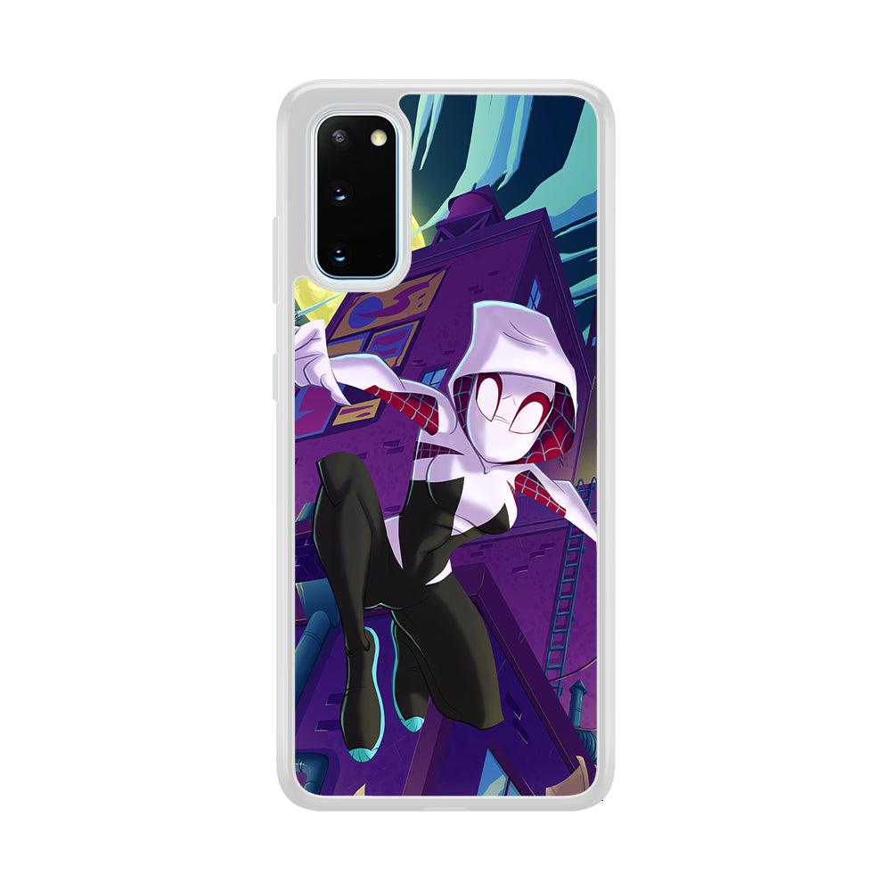 Spider Gwen Full Moon Mission Samsung Galaxy S20 Case-Oxvistore