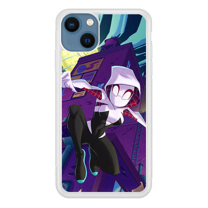 Spider Gwen Full Moon Mission iPhone 13 Case-Oxvistore