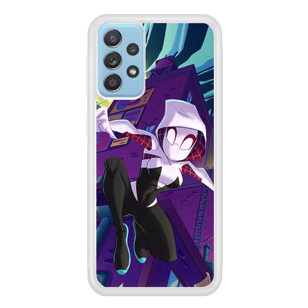 Spider Gwen Full Moon Mission Samsung Galaxy A52 Case-Oxvistore