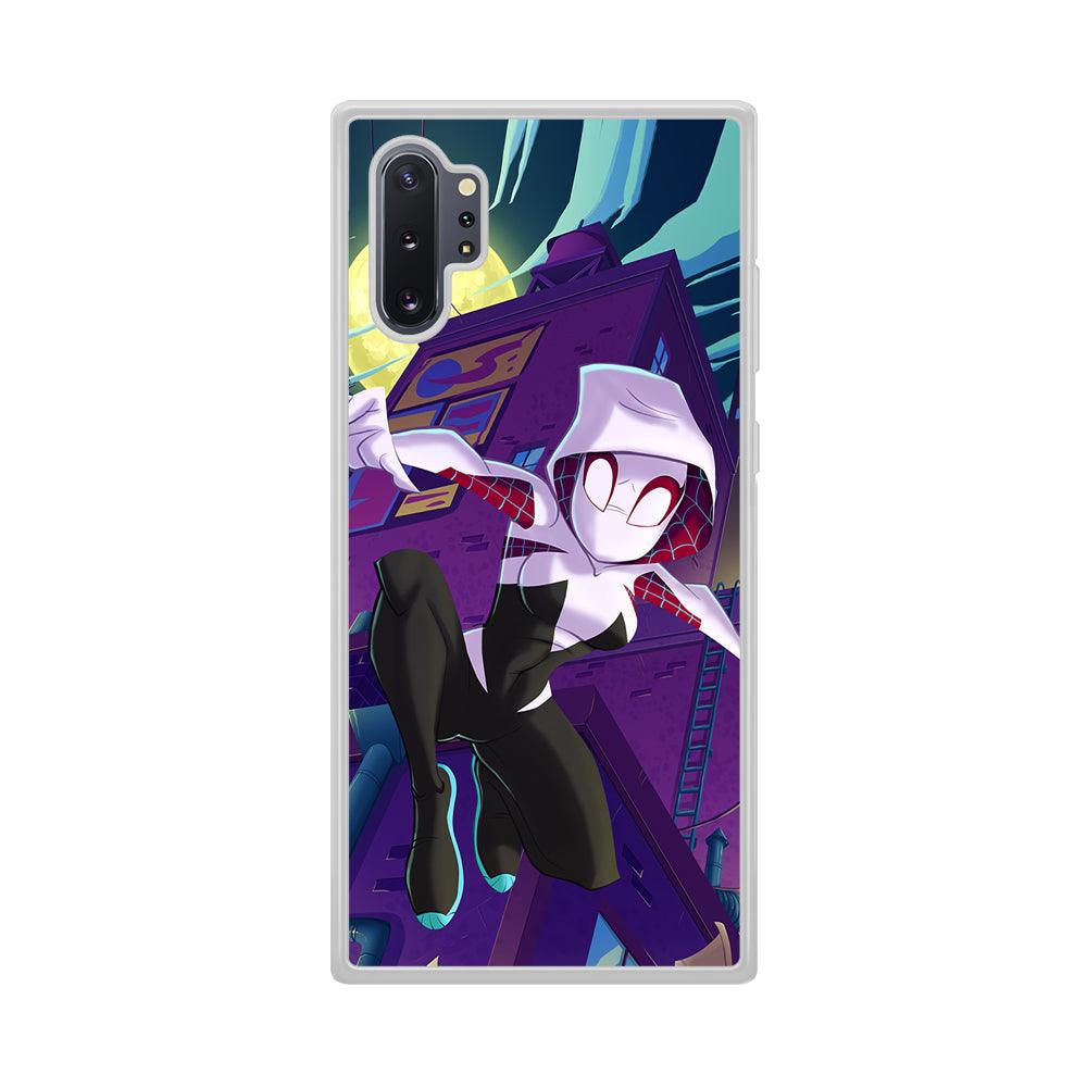 Spider Gwen Full Moon Mission Samsung Galaxy Note 10 Plus Case-Oxvistore