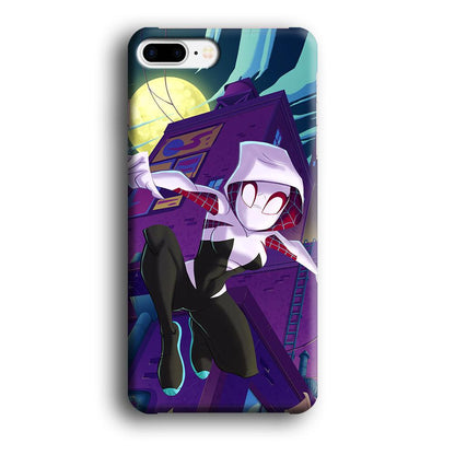 Spider Gwen Full Moon Mission iPhone 8 Plus Case-Oxvistore