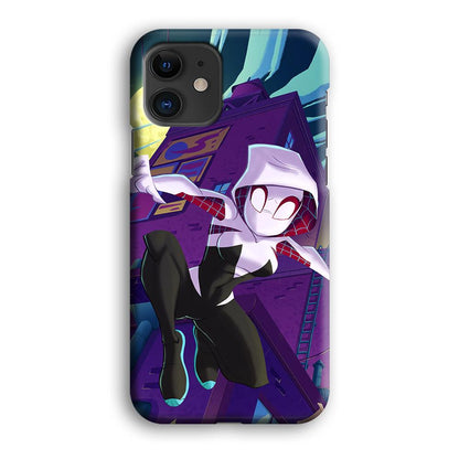 Spider Gwen Full Moon Mission iPhone 12 Case-Oxvistore