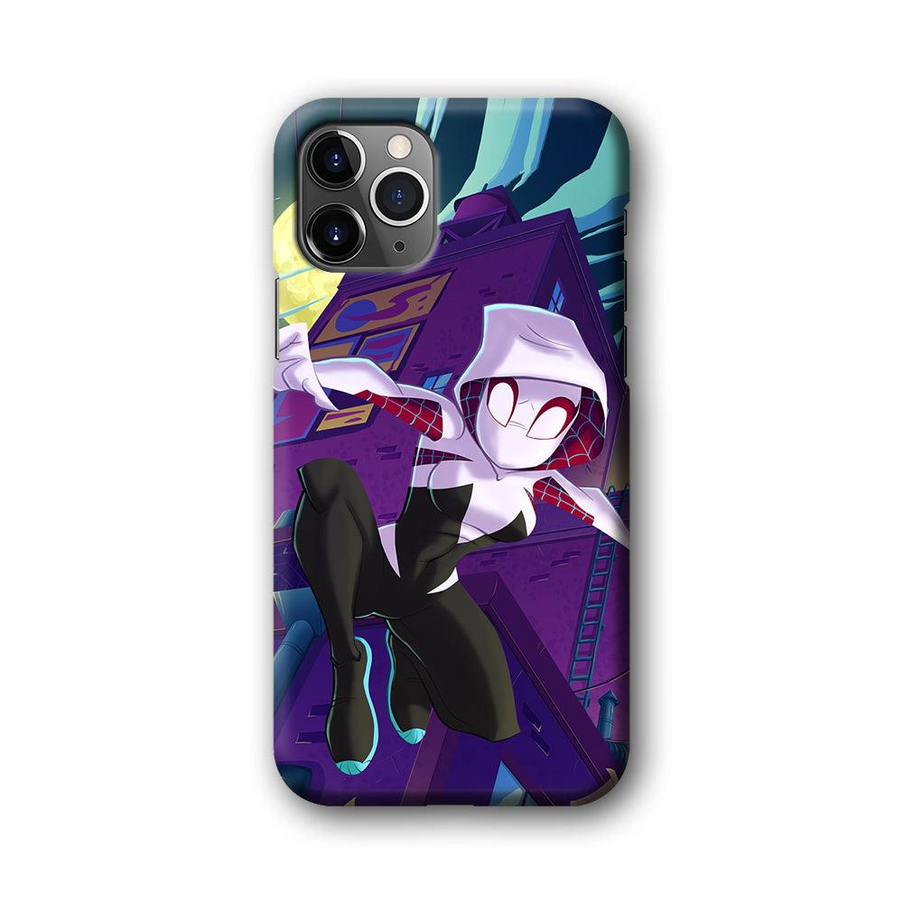 Spider Gwen Full Moon Mission iPhone 11 Pro Case-Oxvistore