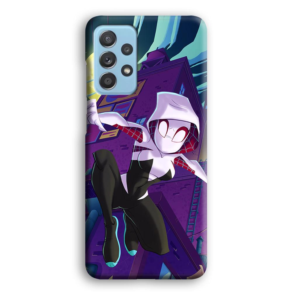 Spider Gwen Full Moon Mission Samsung Galaxy A52 Case-Oxvistore