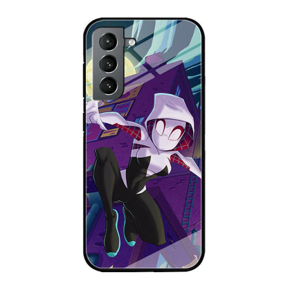 Spider Gwen Full Moon Mission Samsung Galaxy S21 Plus Case-Oxvistore