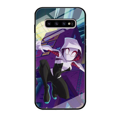 Spider Gwen Full Moon Mission Samsung Galaxy S10 Plus Case-Oxvistore