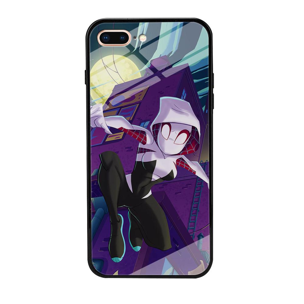 Spider Gwen Full Moon Mission iPhone 8 Plus Case-Oxvistore