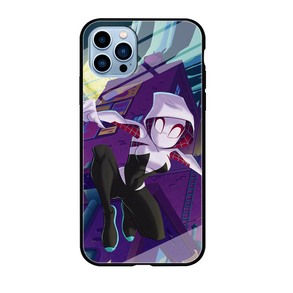 Spider Gwen Full Moon Mission iPhone 12 Pro Max Case-Oxvistore