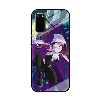 Spider Gwen Full Moon Mission Samsung Galaxy S20 Case-Oxvistore