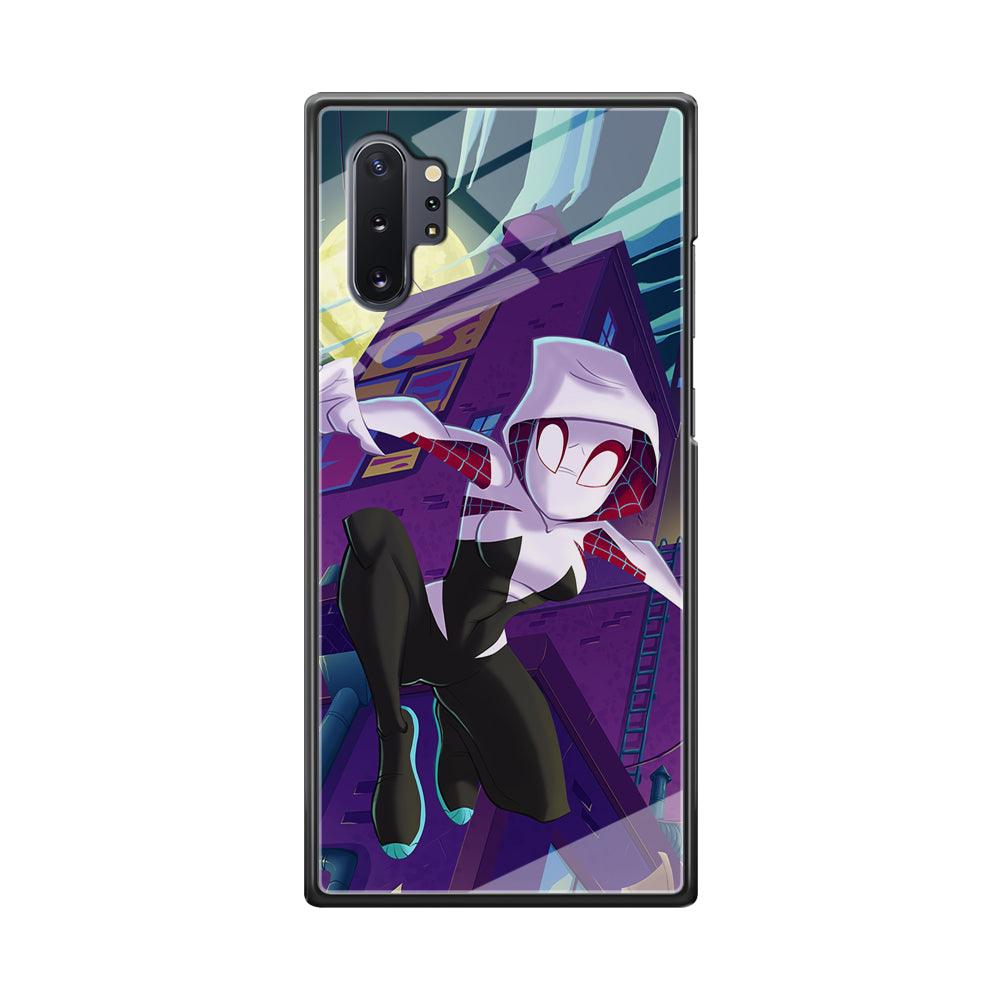 Spider Gwen Full Moon Mission Samsung Galaxy Note 10 Plus Case-Oxvistore