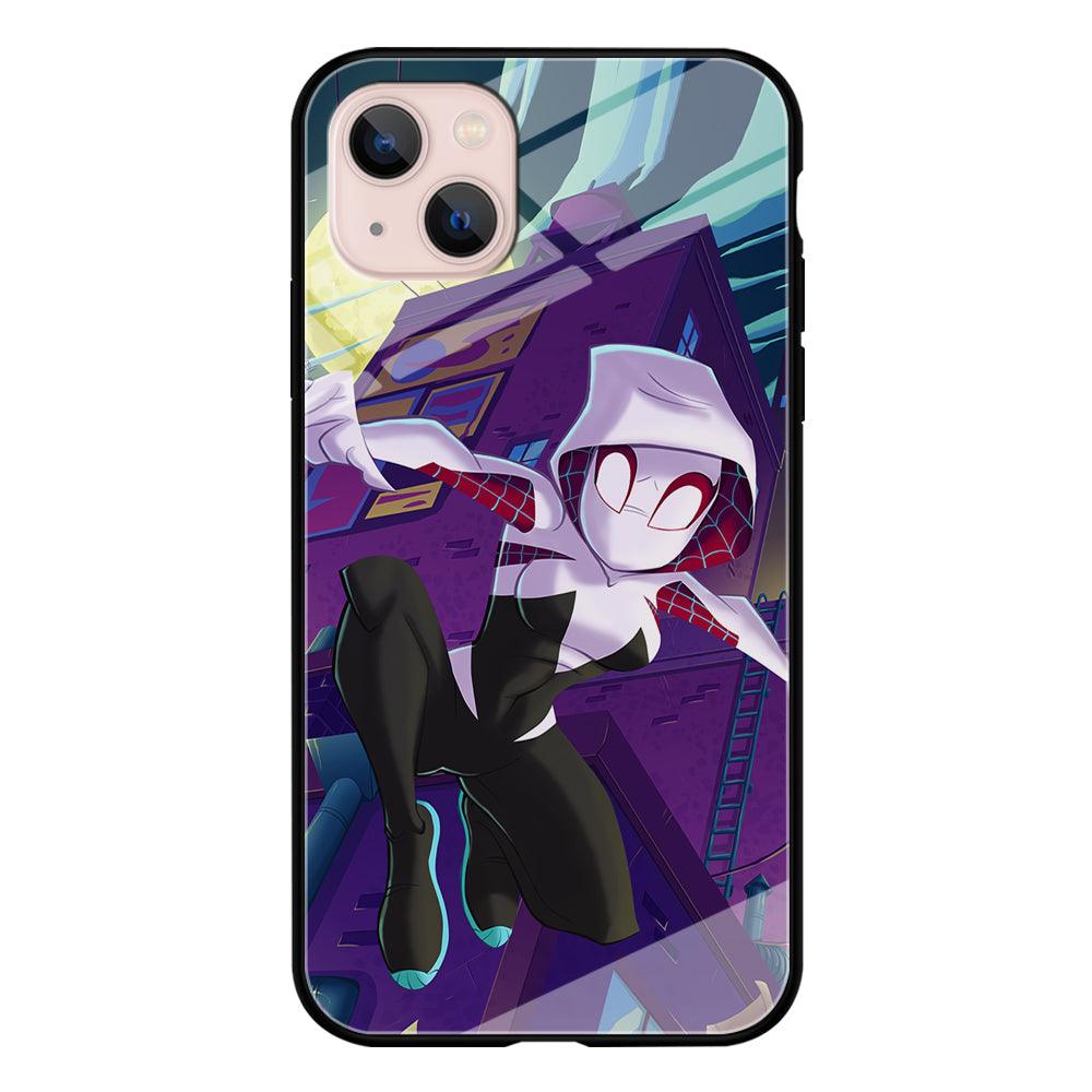 Spider Gwen Full Moon Mission iPhone 13 Case-Oxvistore