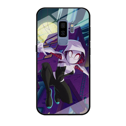 Spider Gwen Full Moon Mission Samsung Galaxy S9 Plus Case-Oxvistore