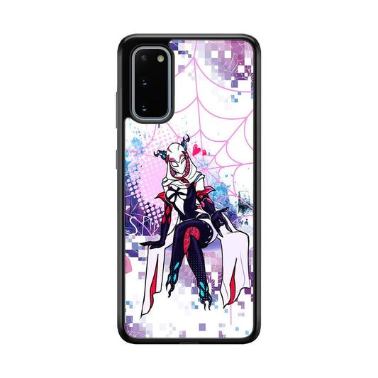 Spider Gwen Net of Love Samsung Galaxy S20 Case-Oxvistore