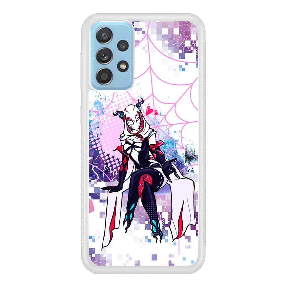 Spider Gwen Net of Love Samsung Galaxy A52 Case-Oxvistore