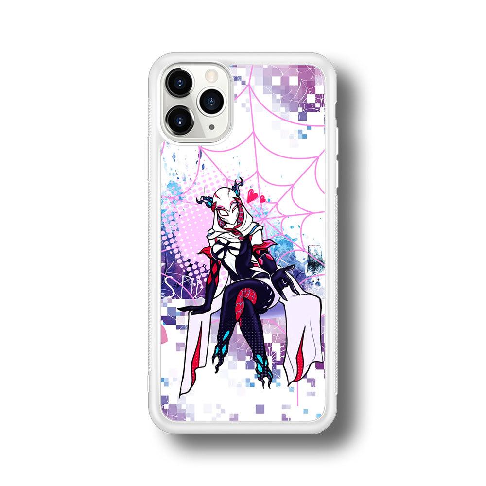 Spider Gwen Net of Love iPhone 11 Pro Case-Oxvistore