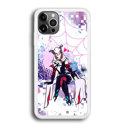 Spider Gwen Net of Love iPhone 12 Pro Max Case-Oxvistore