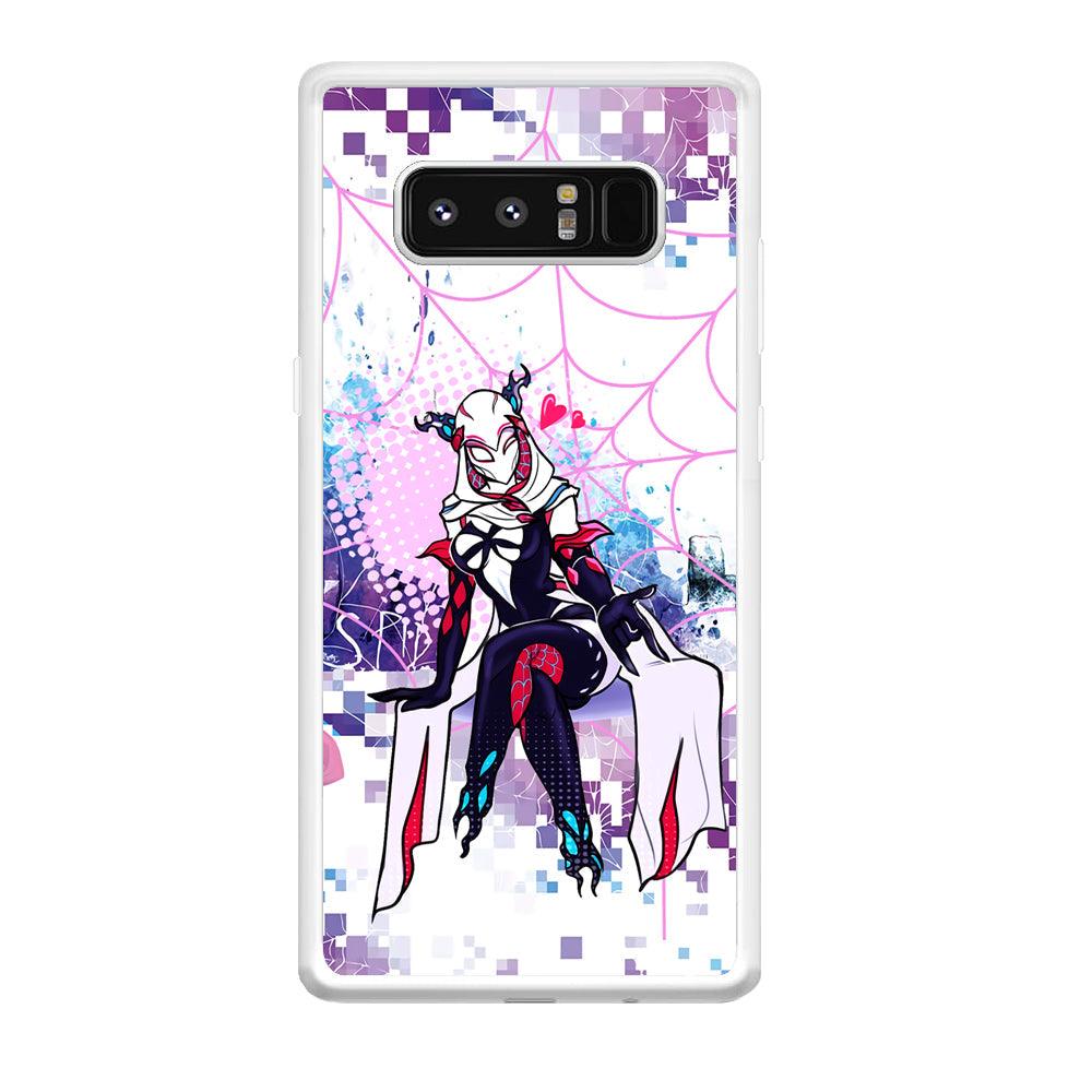 Spider Gwen Net of Love Samsung Galaxy Note 8 Case-Oxvistore