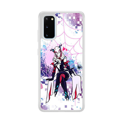 Spider Gwen Net of Love Samsung Galaxy S20 Case-Oxvistore