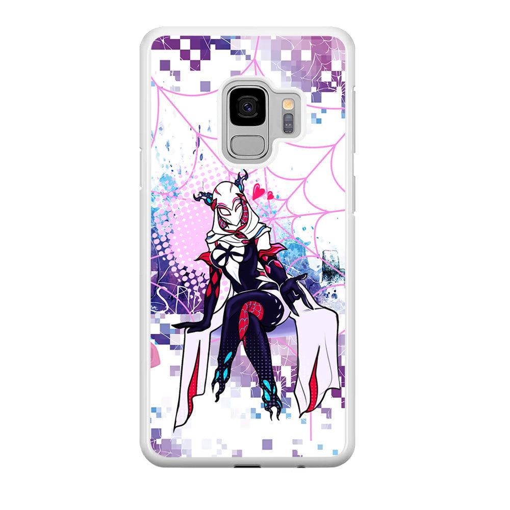 Spider Gwen Net of Love Samsung Galaxy S9 Case-Oxvistore