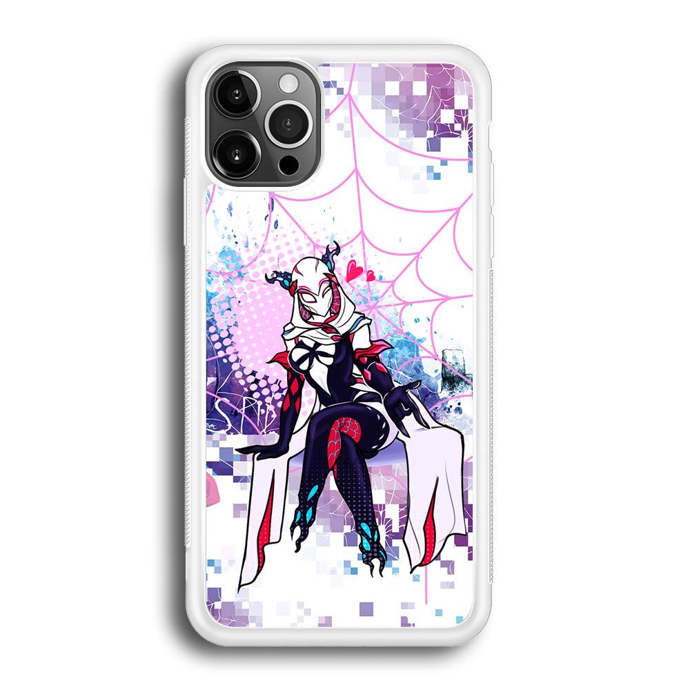 Spider Gwen Net of Love iPhone 12 Pro Case-Oxvistore