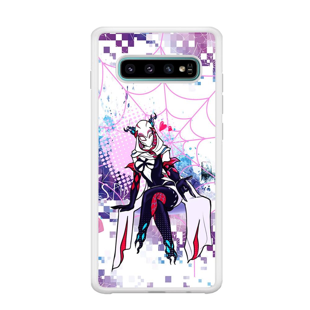 Spider Gwen Net of Love Samsung Galaxy S10 Plus Case-Oxvistore