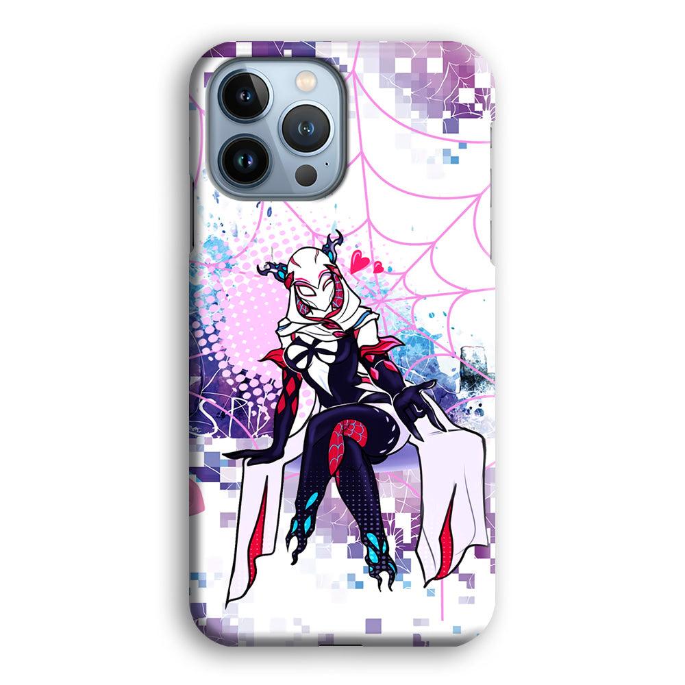 Spider Gwen Net of Love iPhone 15 Pro Max Case-Oxvistore