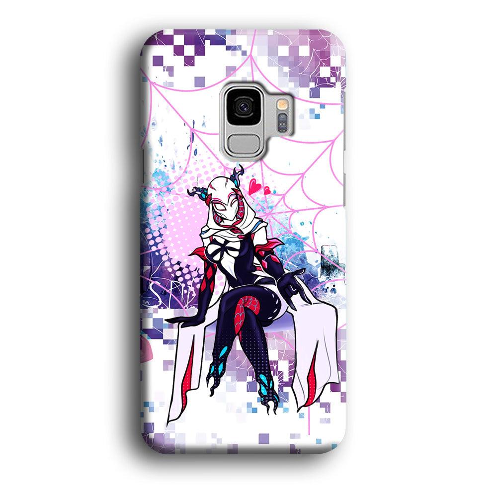 Spider Gwen Net of Love Samsung Galaxy S9 Case-Oxvistore