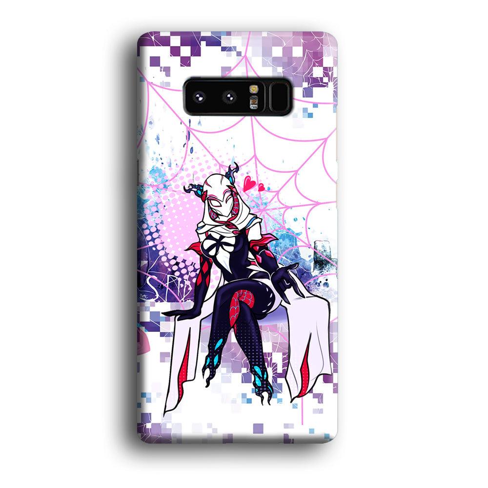 Spider Gwen Net of Love Samsung Galaxy Note 8 Case-Oxvistore