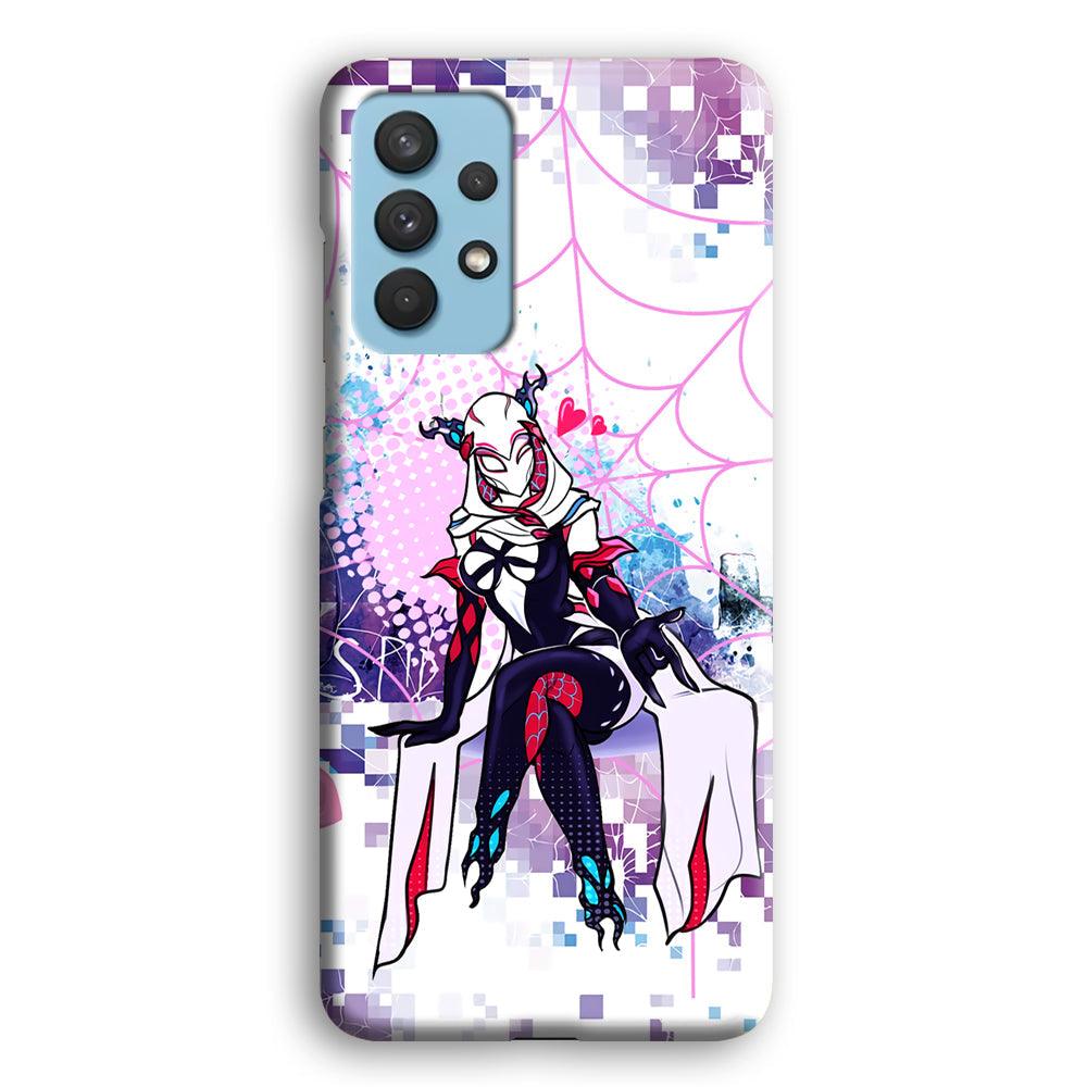 Spider Gwen Net of Love Samsung Galaxy A32 Case-Oxvistore