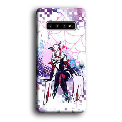 Spider Gwen Net of Love Samsung Galaxy S10 Case-Oxvistore