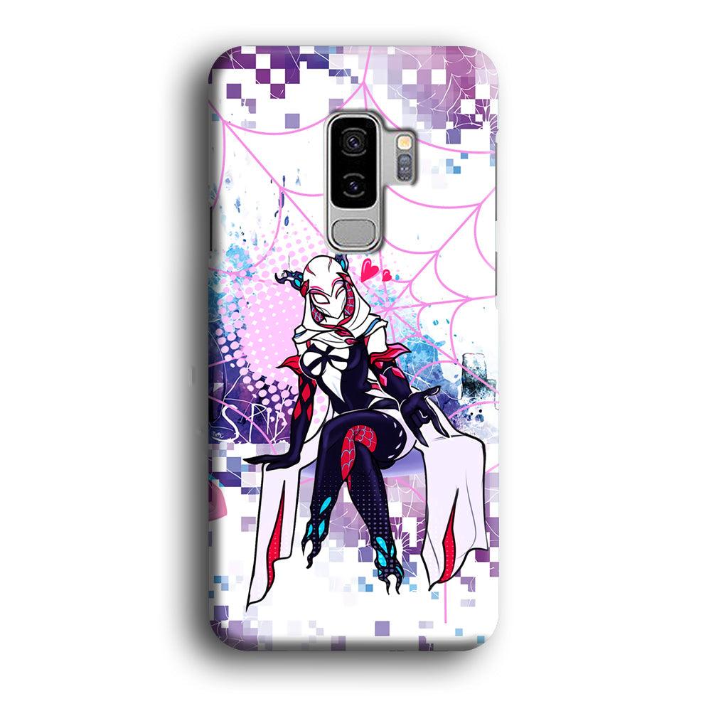 Spider Gwen Net of Love Samsung Galaxy S9 Plus Case-Oxvistore