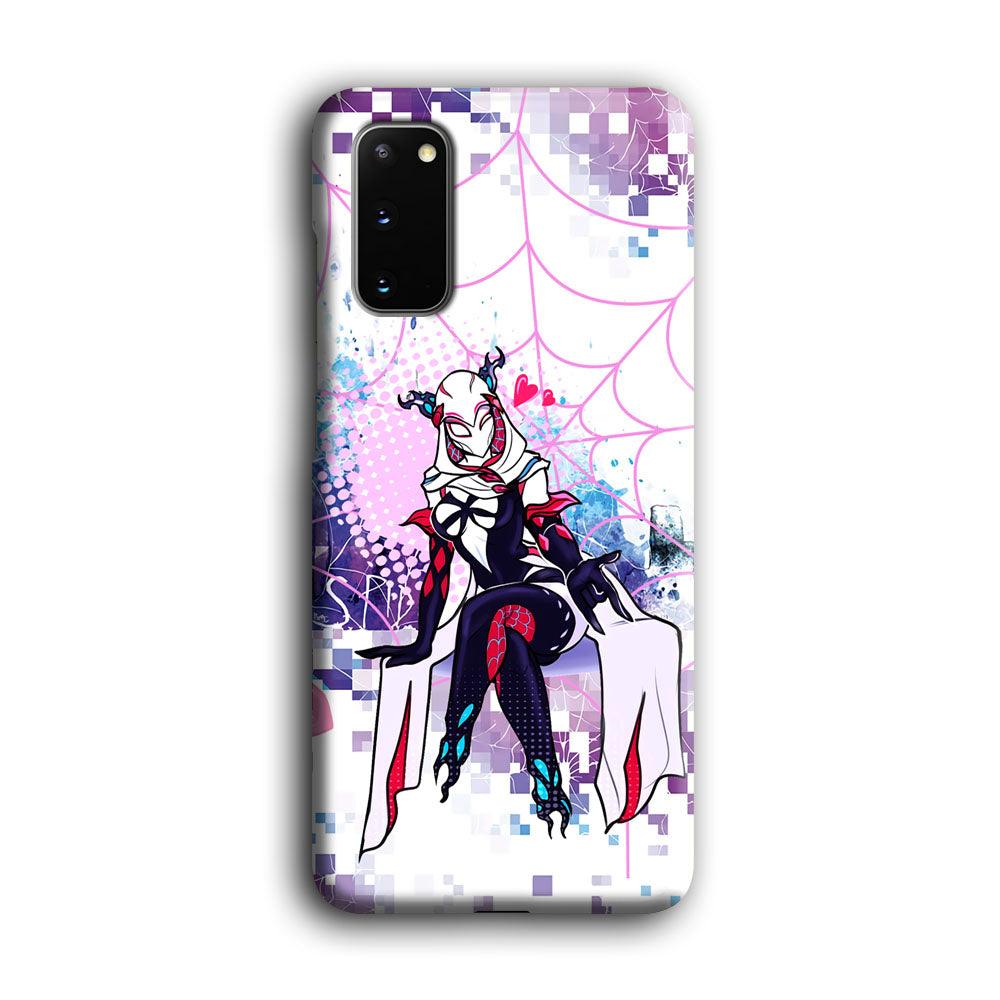 Spider Gwen Net of Love Samsung Galaxy S20 Case-Oxvistore