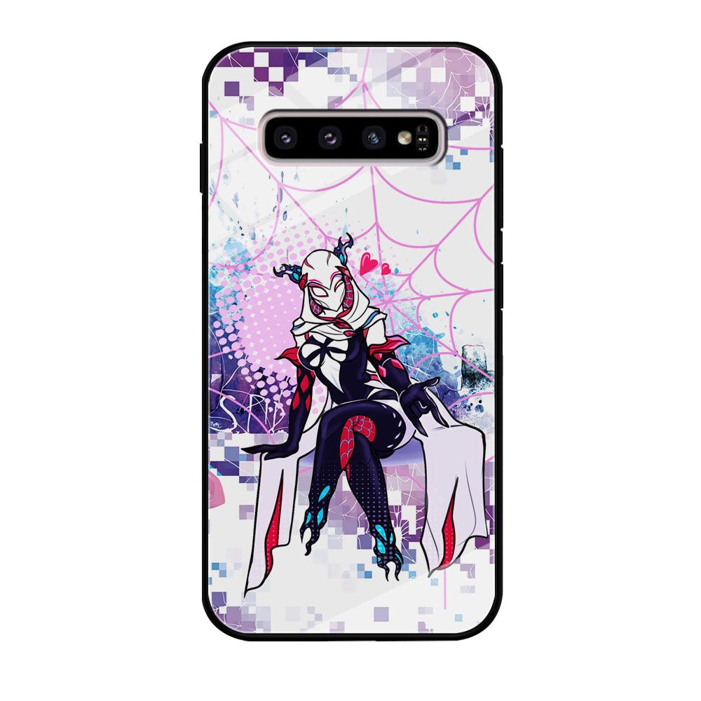 Spider Gwen Net of Love Samsung Galaxy S10 Case-Oxvistore