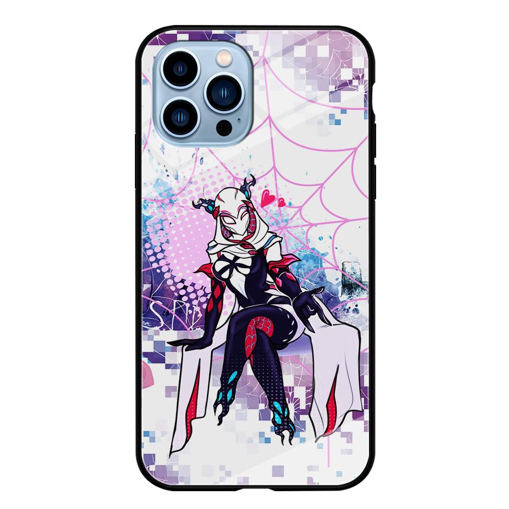 Spider Gwen Net of Love iPhone 13 Pro Case-Oxvistore